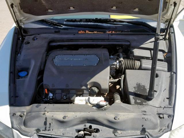 19UUA65544A027449 - 2004 ACURA TL WHITE photo 7