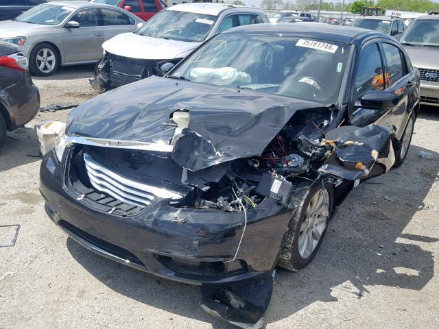 1C3BC1FB7BN512783 - 2011 CHRYSLER 200 TOURIN BLACK photo 2