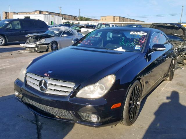 WDDDJ76X76A043965 - 2006 MERCEDES-BENZ CLS 55 AMG BLACK photo 2