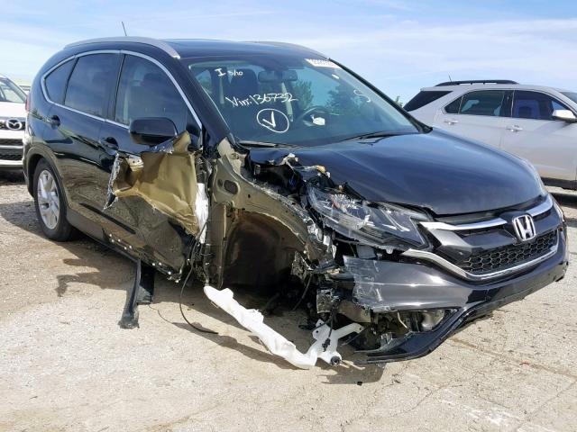 5J6RM4H77GL136732 - 2016 HONDA CR-V EXL BLACK photo 1