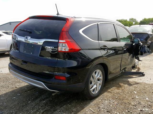 5J6RM4H77GL136732 - 2016 HONDA CR-V EXL BLACK photo 4