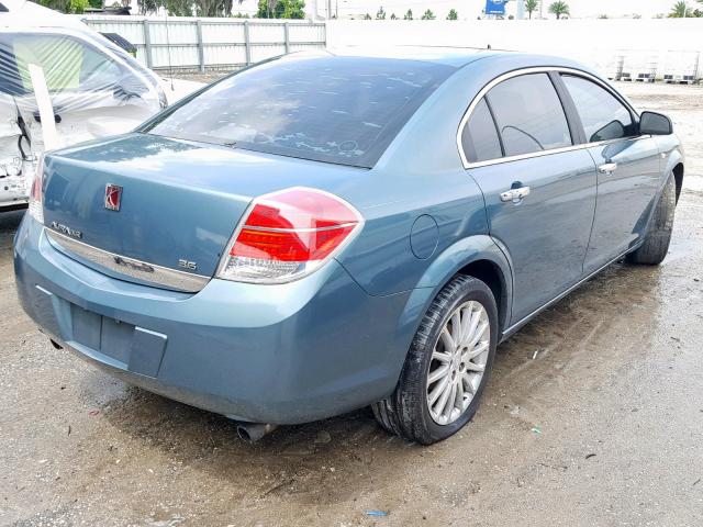 1G8ZX57709F175291 - 2009 SATURN AURA XR GREEN photo 4