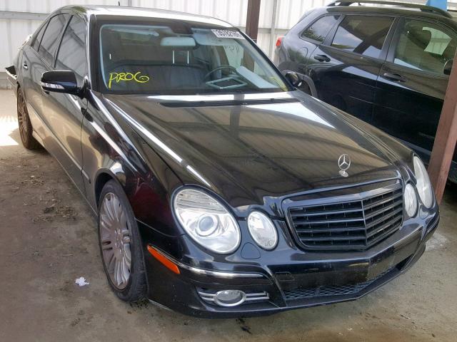 WDBUF56X17B109940 - 2007 MERCEDES-BENZ E 350 BLACK photo 1