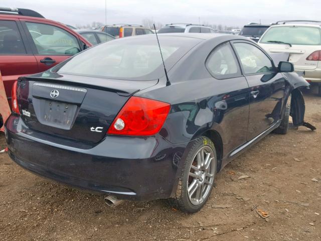 JTKDE177X60095809 - 2006 TOYOTA SCION TC შავი ფოტო 4