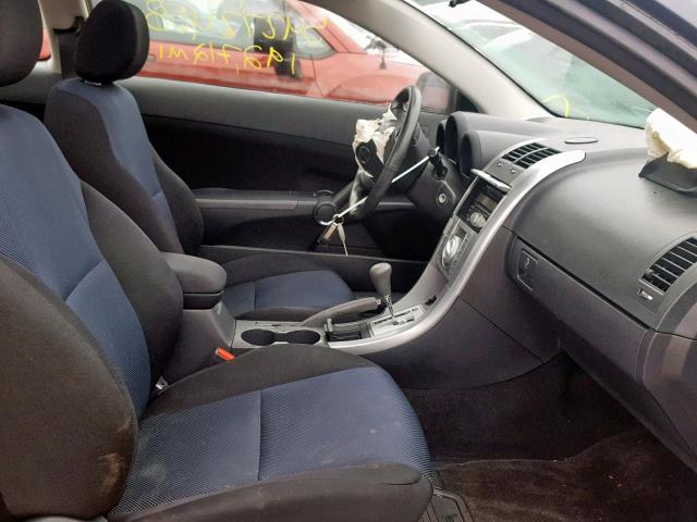 JTKDE177X60095809 - 2006 TOYOTA SCION TC შავი ფოტო 5