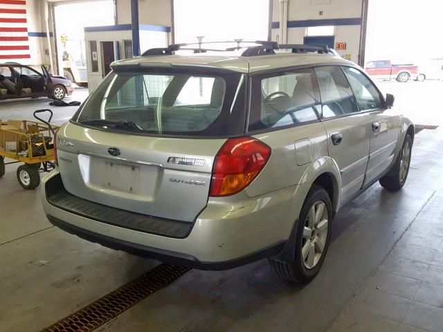 4S4BP61C176307602 - 2007 SUBARU LEGACY OUT GOLD photo 4