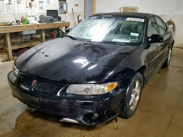 1G2WP52K51F233392 - 2001 PONTIAC GRAND PRIX BLACK photo 2