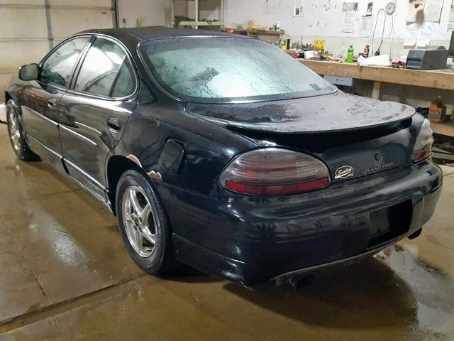1G2WP52K51F233392 - 2001 PONTIAC GRAND PRIX BLACK photo 3