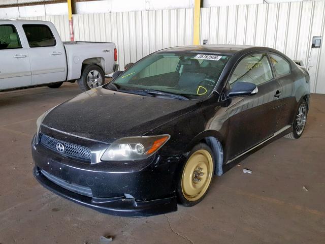 JTKDE167980274492 - 2008 TOYOTA SCION TC BLACK photo 2