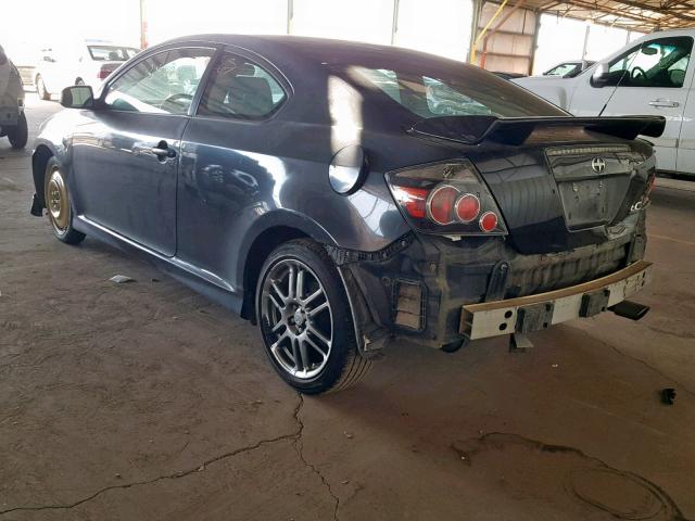 JTKDE167980274492 - 2008 TOYOTA SCION TC BLACK photo 3