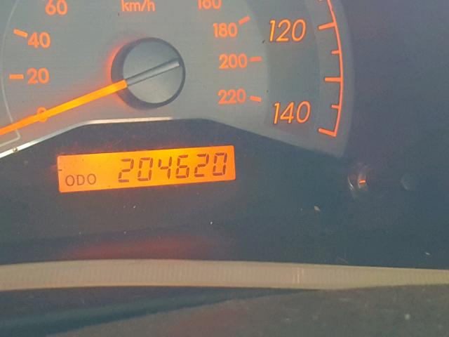 JTKDE167980274492 - 2008 TOYOTA SCION TC BLACK photo 8