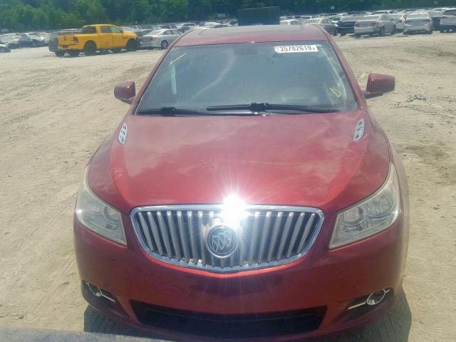 1G4GC5EG8AF157973 - 2010 BUICK LACROSSE C BURGUNDY photo 9