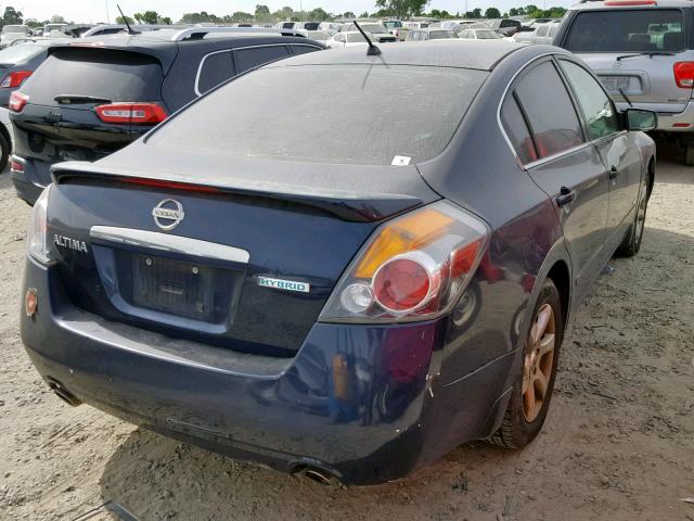 1N4CL21EX8C258195 - 2008 NISSAN ALTIMA HYB BLUE photo 4