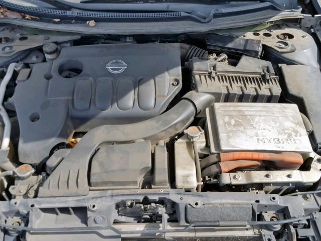 1N4CL21EX8C258195 - 2008 NISSAN ALTIMA HYB BLUE photo 7