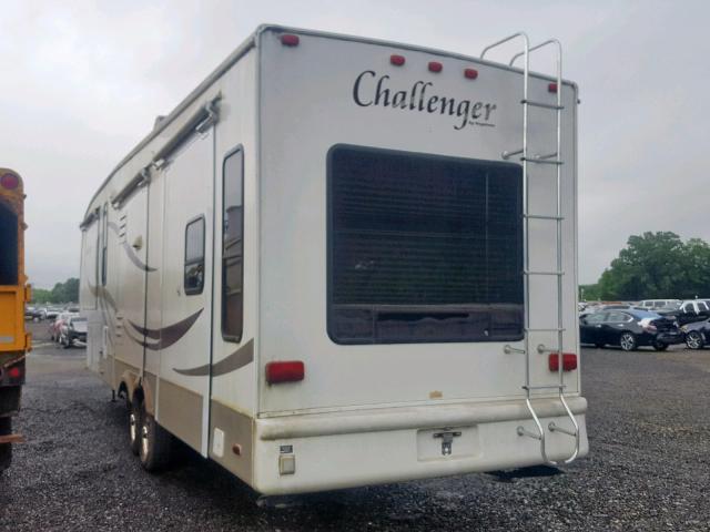 4YDF34R299E750202 - 2009 CHAL 5TH WHEEL WHITE photo 3