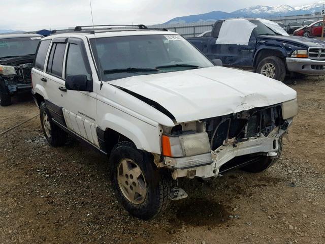 1J4GZ58S2VC642761 - 1997 JEEP GRAND CHER WHITE photo 1