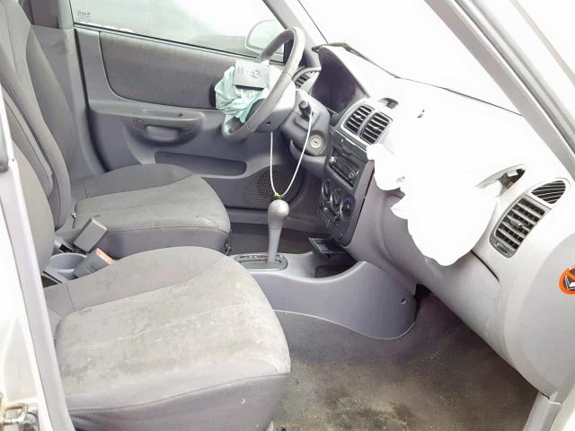 KMHCG45C33U464539 - 2003 HYUNDAI ACCENT GL SILVER photo 5