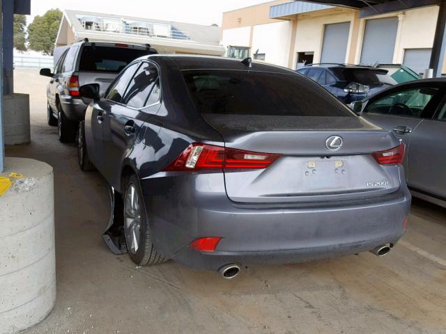 JTHBA1D21G5035438 - 2016 LEXUS IS 200T GRAY photo 3