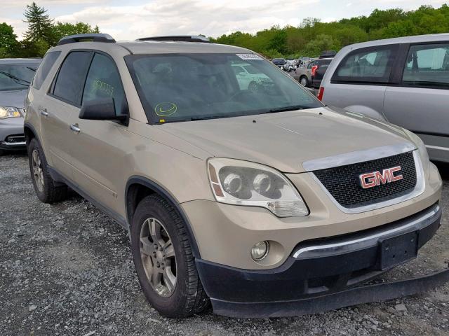 1GKEV13D29J194439 - 2009 GMC ACADIA SLE TAN photo 1