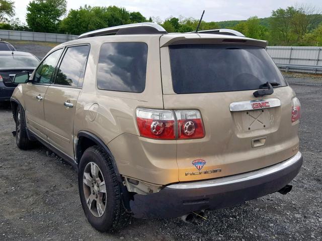 1GKEV13D29J194439 - 2009 GMC ACADIA SLE TAN photo 3