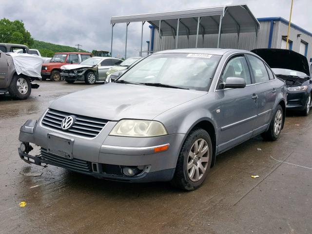 WVWPD63B42P229312 - 2002 VOLKSWAGEN PASSAT GLS GRAY photo 2