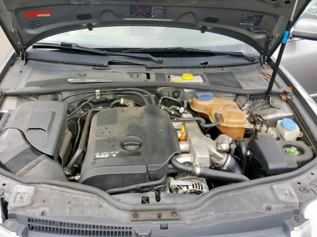 WVWPD63B42P229312 - 2002 VOLKSWAGEN PASSAT GLS GRAY photo 7