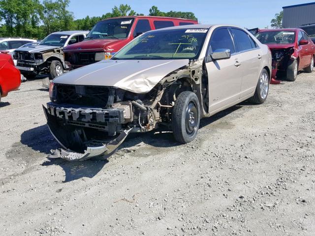 3LNHM26T18R656672 - 2008 LINCOLN MKZ GOLD photo 2