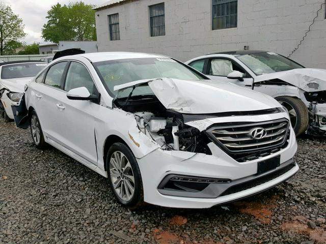 5NPE34AF6HH539762 - 2017 HYUNDAI SONATA SPO WHITE photo 1