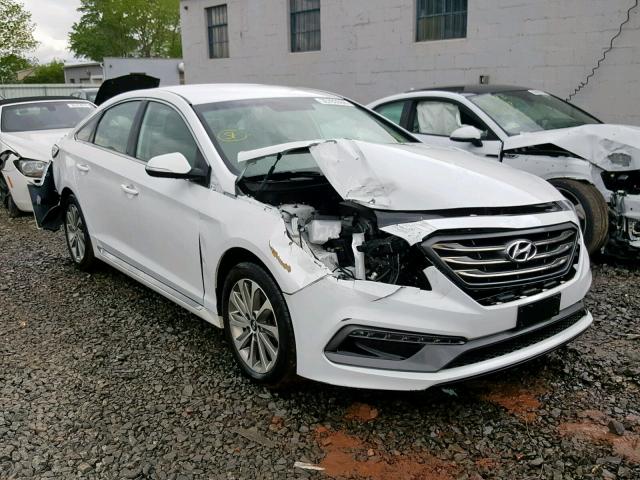 5NPE34AF6HH539762 - 2017 HYUNDAI SONATA SPO WHITE photo 9