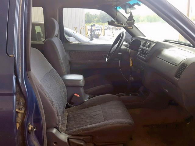 1N6ED27T2YC392718 - 2000 NISSAN FRONTIER C BLUE photo 5