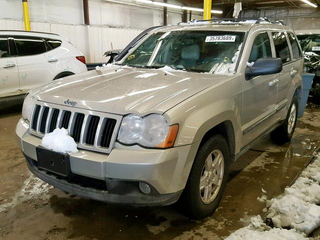 1J8GR48K38C181504 - 2008 JEEP GRAND CHER GRAY photo 2