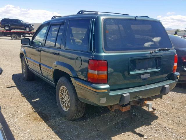 1J4GZ78Y0RC155113 - 1994 JEEP GRAND CHER GREEN photo 3