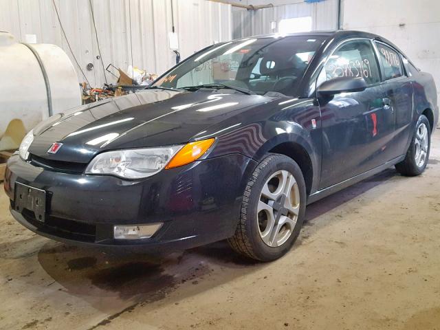 1G8AW12F34Z140694 - 2004 SATURN ION LEVEL BLACK photo 2