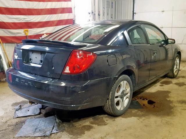 1G8AW12F34Z140694 - 2004 SATURN ION LEVEL BLACK photo 4
