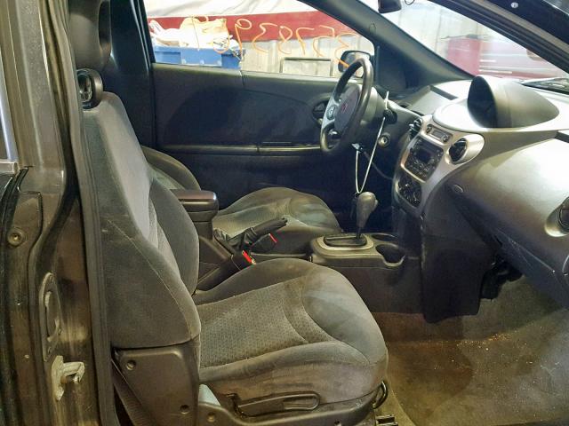 1G8AW12F34Z140694 - 2004 SATURN ION LEVEL BLACK photo 5