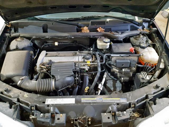 1G8AW12F34Z140694 - 2004 SATURN ION LEVEL BLACK photo 7