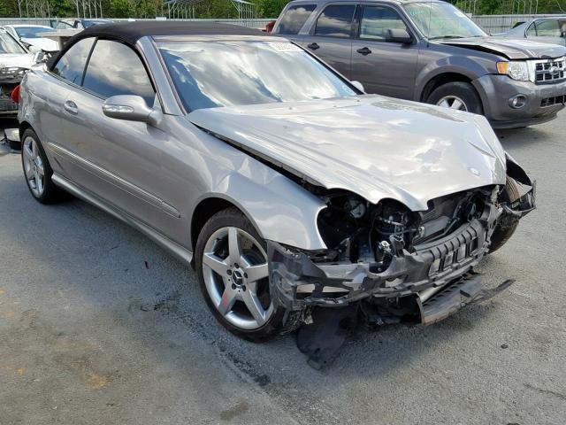 WDBTK72F67T077366 - 2007 MERCEDES-BENZ CLK 550 GRAY photo 1