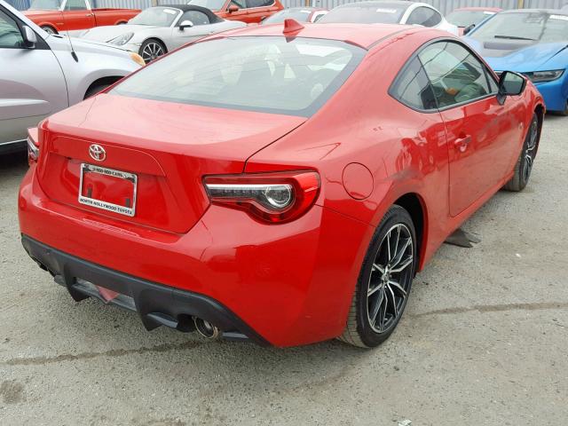 JF1ZNAA10J8701457 - 2018 TOYOTA 86 RED photo 4