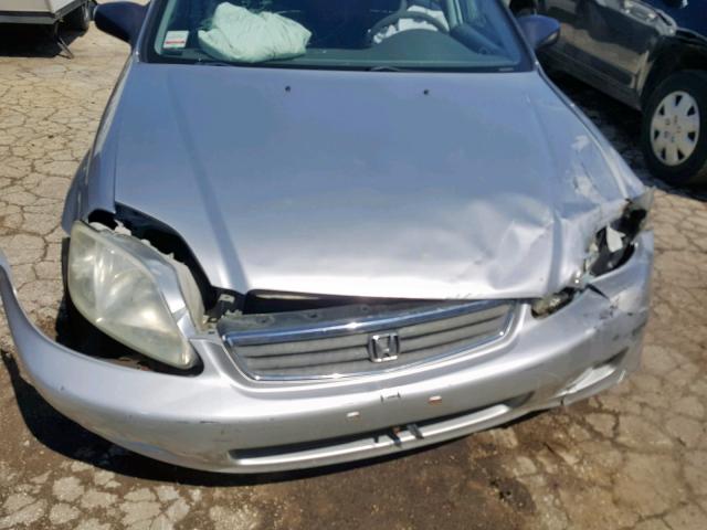 2HGEJ6612XH544657 - 1999 HONDA CIVIC BASE SILVER photo 9