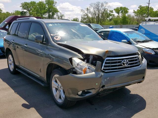 JTEES42A682040981 - 2008 TOYOTA HIGHLANDER GREEN photo 1