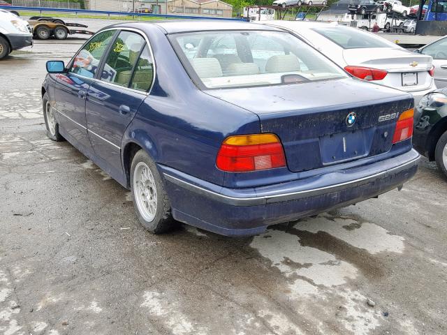 WBADD6321WGT95485 - 1998 BMW 528 I AUTO BLUE photo 3