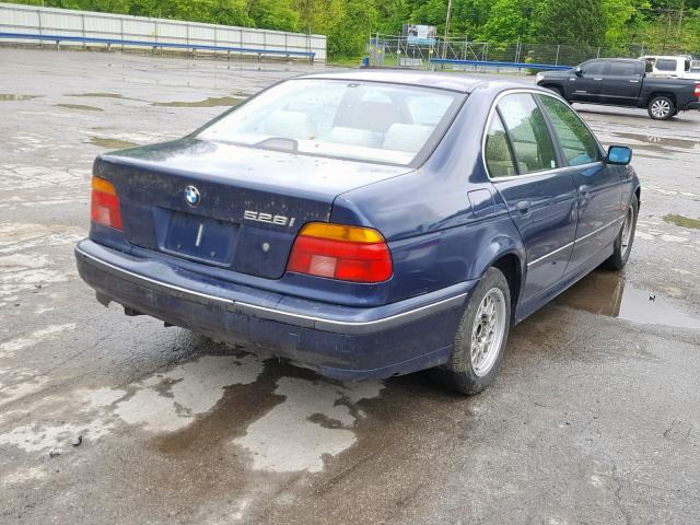 WBADD6321WGT95485 - 1998 BMW 528 I AUTO BLUE photo 4