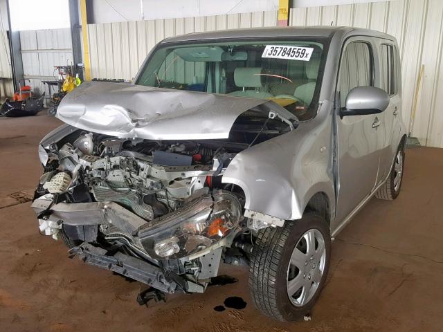 JN8AZ2KR3ET352226 - 2014 NISSAN CUBE S SILVER photo 2