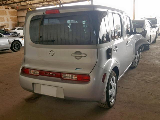 JN8AZ2KR3ET352226 - 2014 NISSAN CUBE S SILVER photo 4