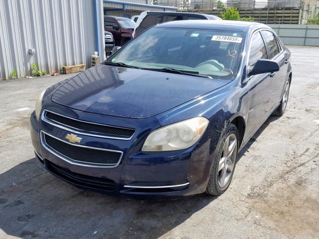 1G1ZB5EB4AF276519 - 2010 CHEVROLET MALIBU LS BLUE photo 2
