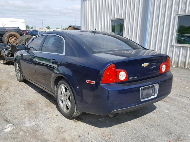 1G1ZB5EB4AF276519 - 2010 CHEVROLET MALIBU LS BLUE photo 3