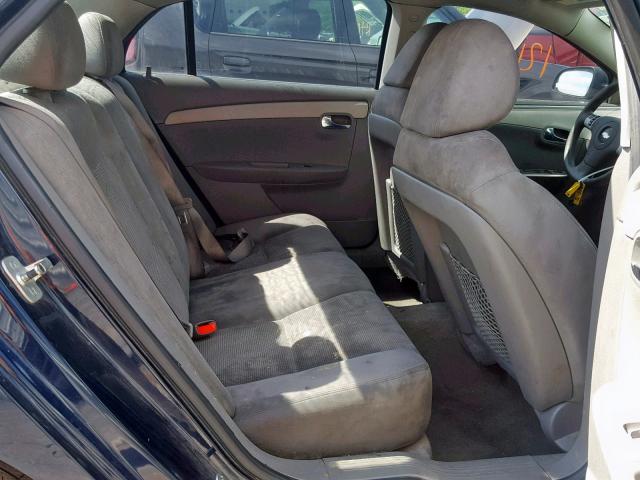 1G1ZB5EB4AF276519 - 2010 CHEVROLET MALIBU LS BLUE photo 6
