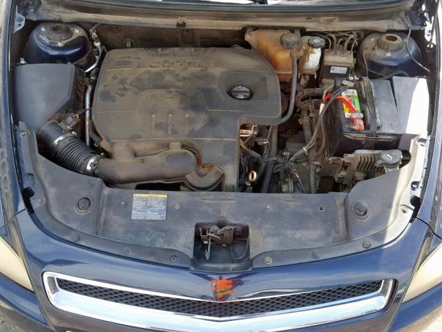 1G1ZB5EB4AF276519 - 2010 CHEVROLET MALIBU LS BLUE photo 7