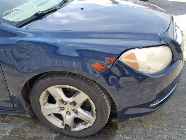 1G1ZB5EB4AF276519 - 2010 CHEVROLET MALIBU LS BLUE photo 9
