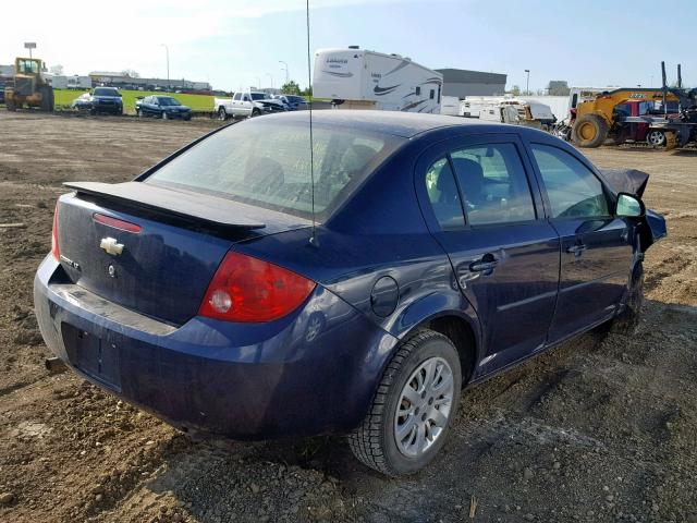 1G1AD5F57A7231391 - 2010 CHEVROLET COBALT 1LT BLUE photo 4